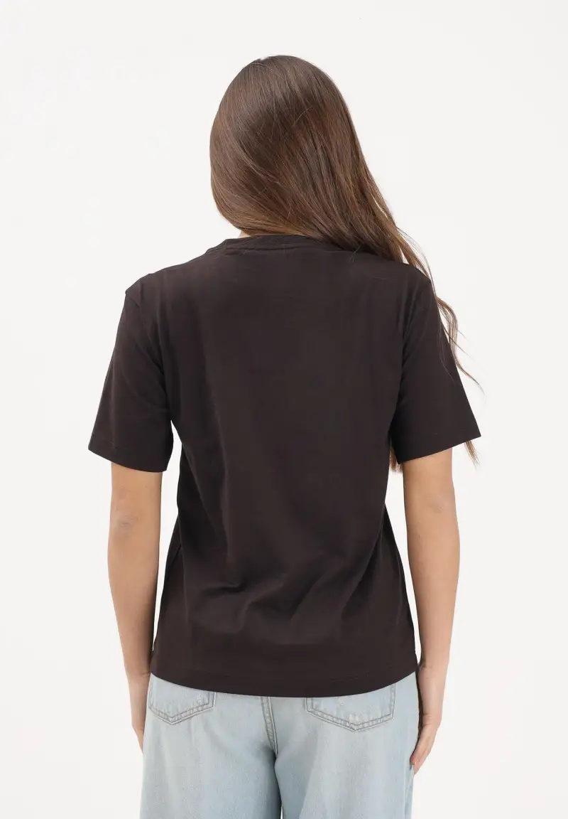 Lacoste T-shirt Donna Marrone 4323322 miniatura 3