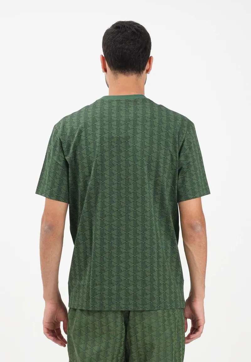 Lacoste T-shirt Uomo Verde 3243021 miniatura 3