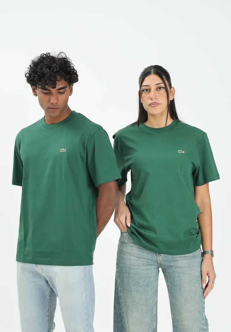 Lacoste T-shirt Uomo Verde 3103621 miniatura 2