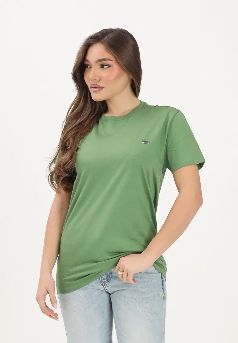 Lacoste T-shirt Donna Verde 4323842 miniatura 3