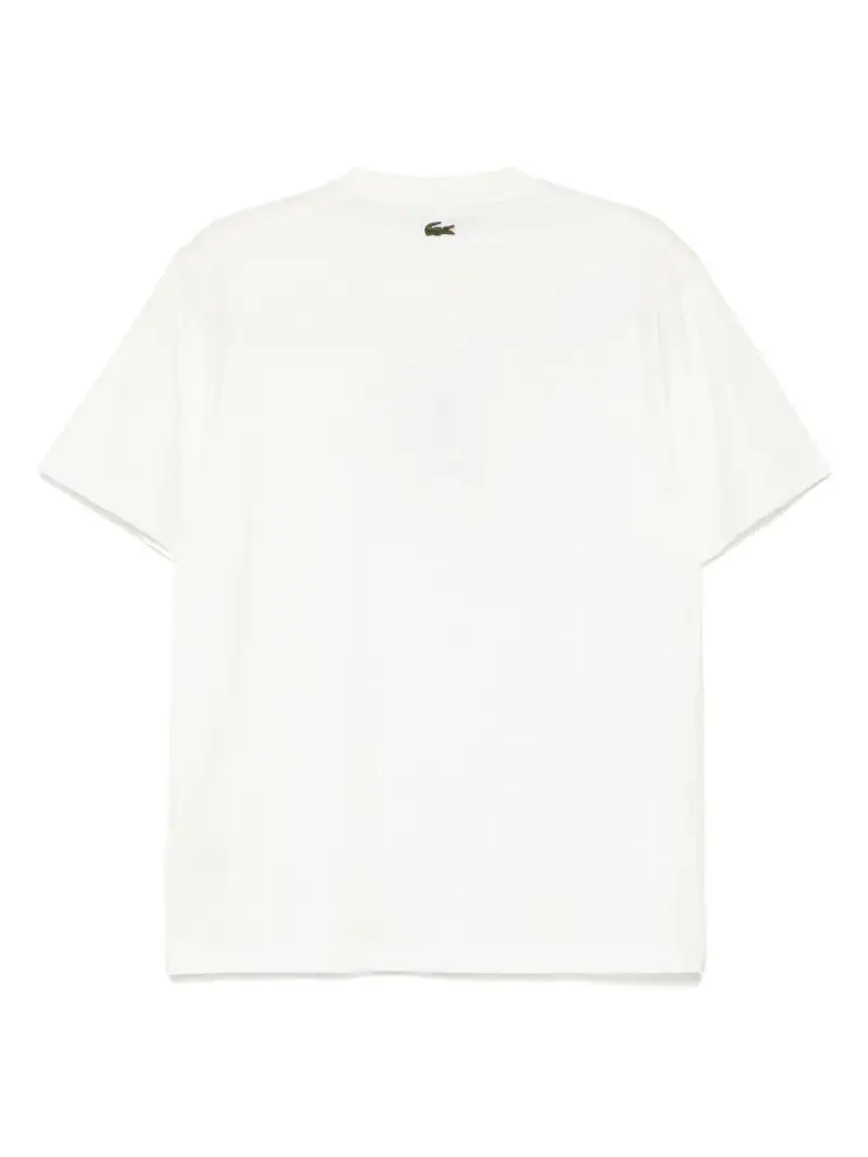 Lacoste T-shirt Bianco 2531835 miniatura 2
