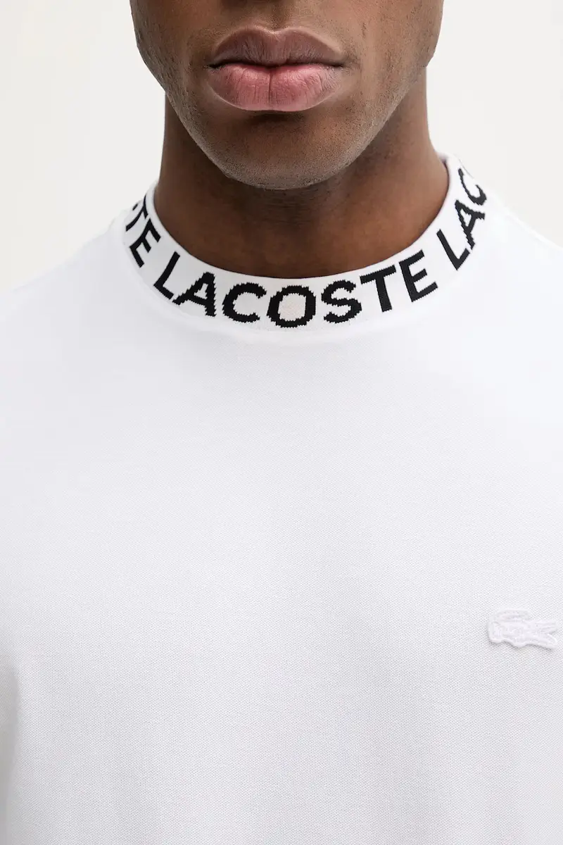 Lacoste T-shirt Bianco 3980986 miniatura 5