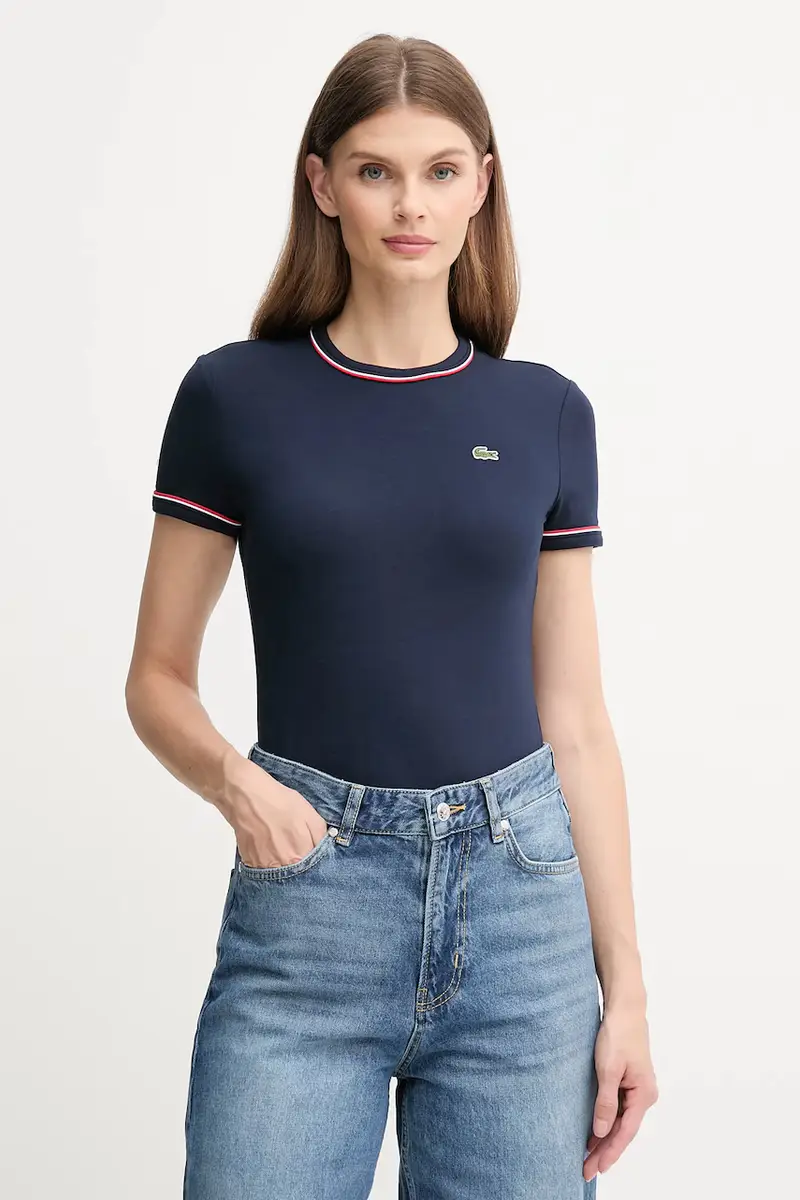 Lacoste T-shirt Donna Blu 3424108