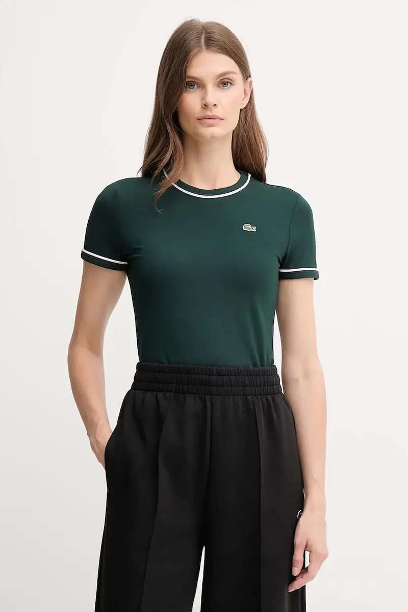 Lacoste T-shirt Donna Verde 3427787
