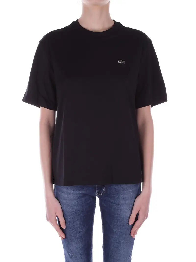 Lacoste T-shirt Donna Nero 4214274