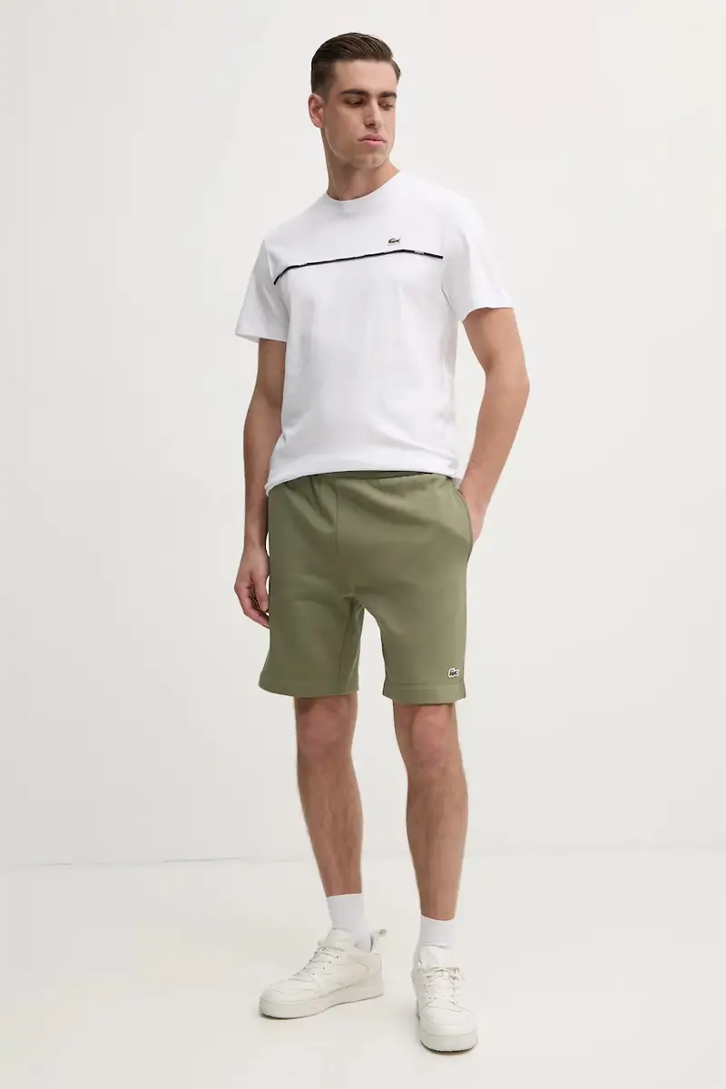 Lacoste T-shirt Bianco 3980983 miniatura 2