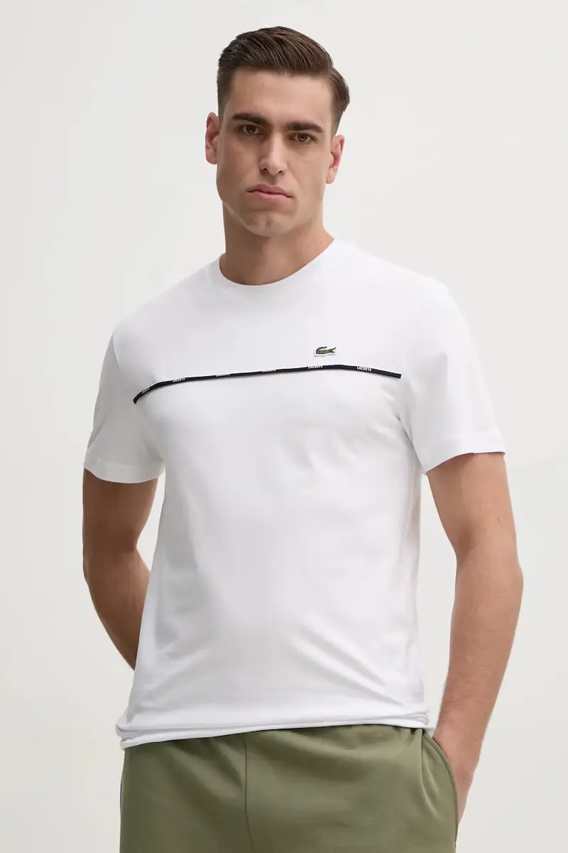 Lacoste T-shirt Bianco 3980983 miniatura 4