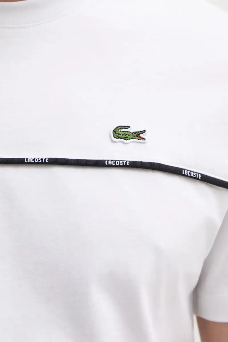Lacoste T-shirt Bianco 3980983 miniatura 5