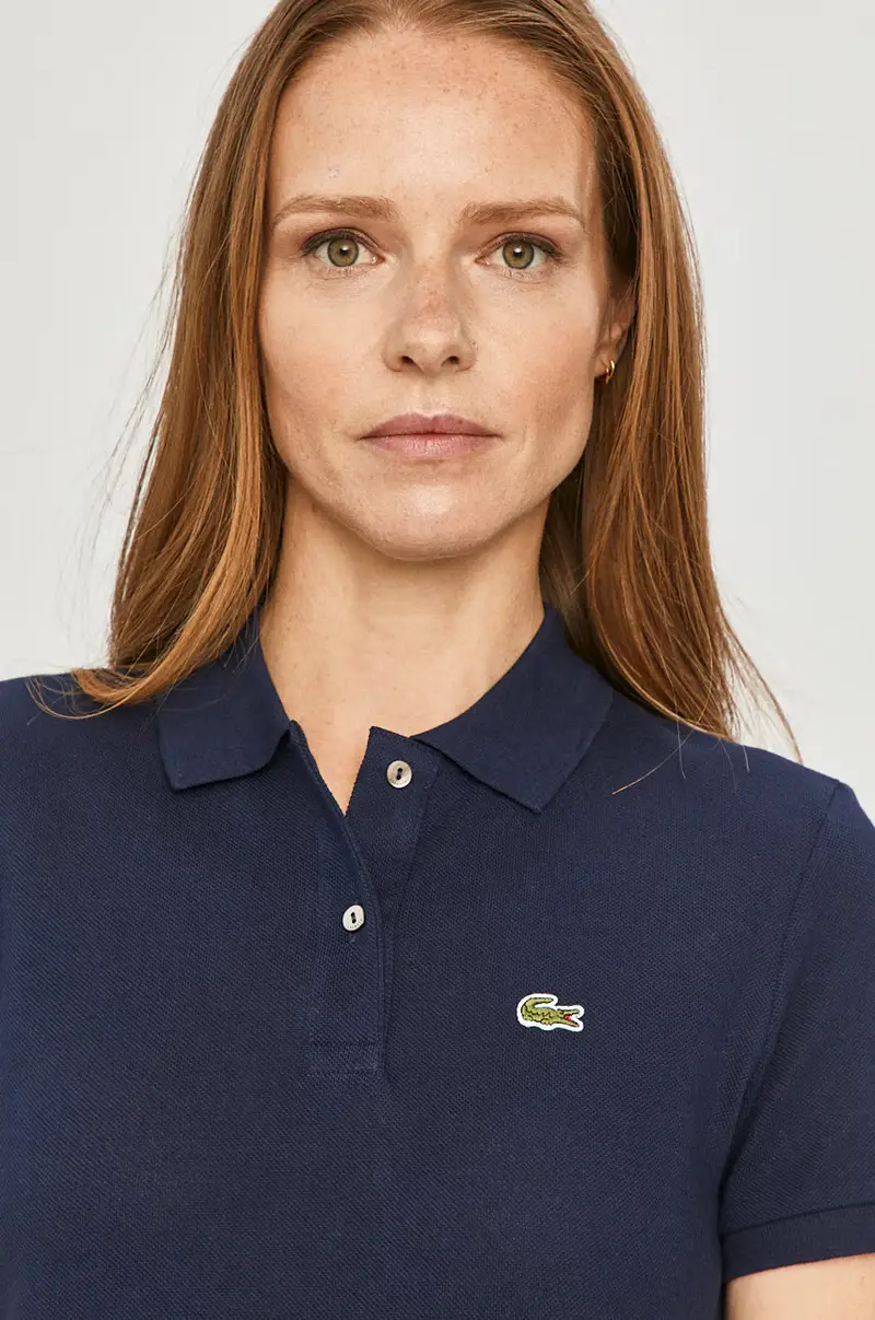 Lacoste T-shirt Blu 2886007 miniatura 4
