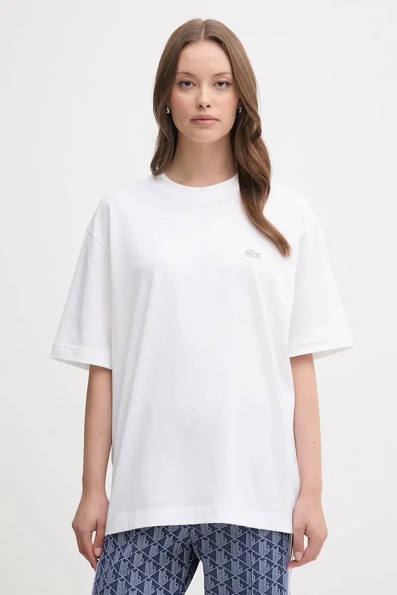 t-shirt in cotone colore bianco TH7744