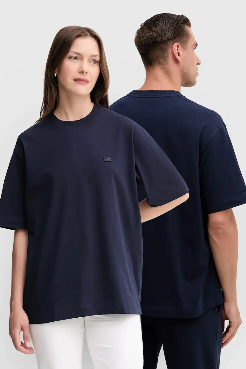 t-shirt in cotone colore blu navy TH7744