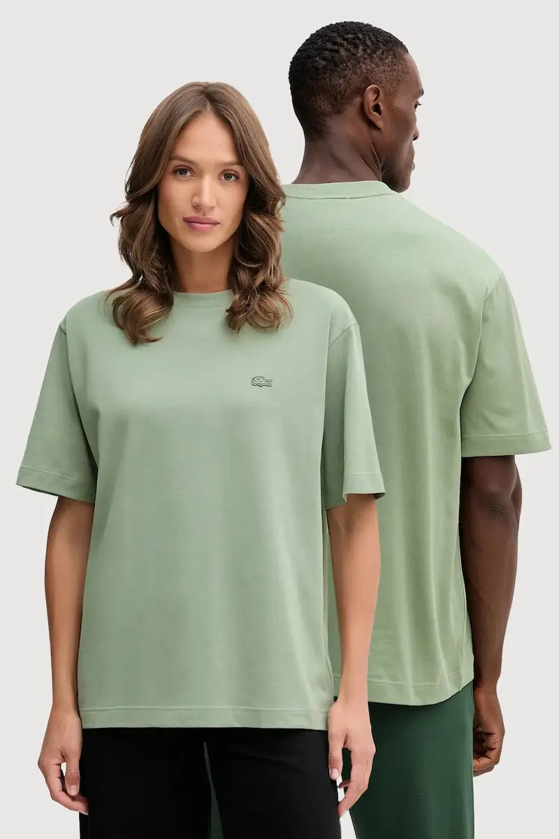 t-shirt in cotone colore verde TH7744