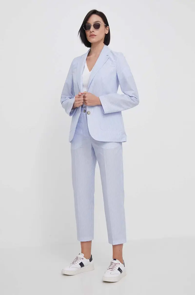 Lacoste T-shirt Donna Bianco 2808707 miniatura 2