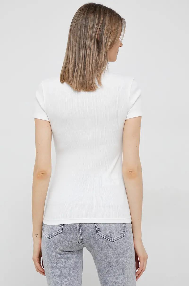 Lacoste T-shirt Donna Bianco 3423576 miniatura 3