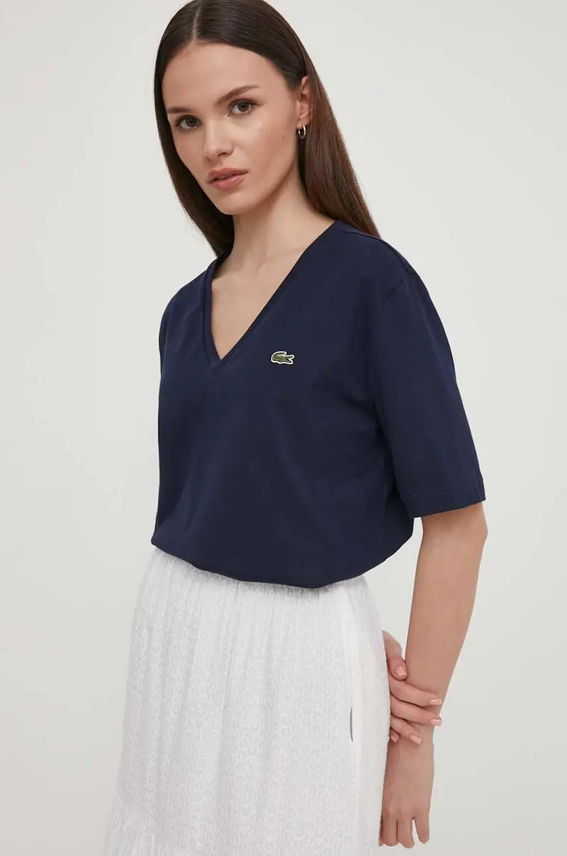 Lacoste T-shirt Donna Blu 3423781