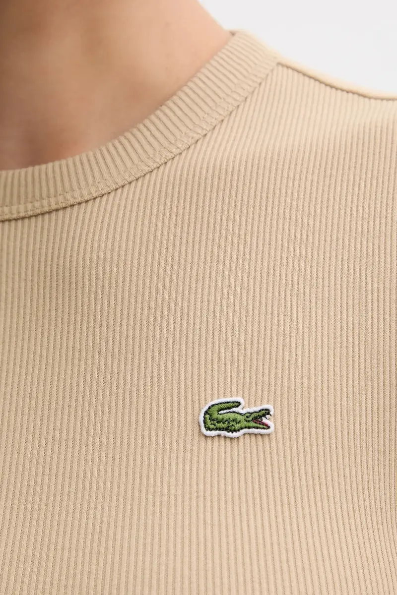 Lacoste T-shirt Donna Beige 3423374 miniatura 5