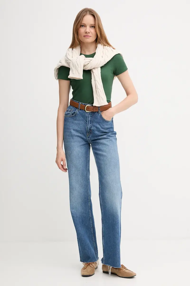 Lacoste T-shirt Donna Verde 3427752 miniatura 2