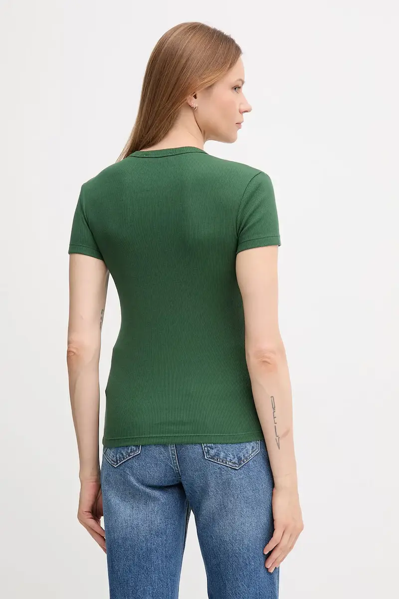 Lacoste T-shirt Donna Verde 3427752 miniatura 3