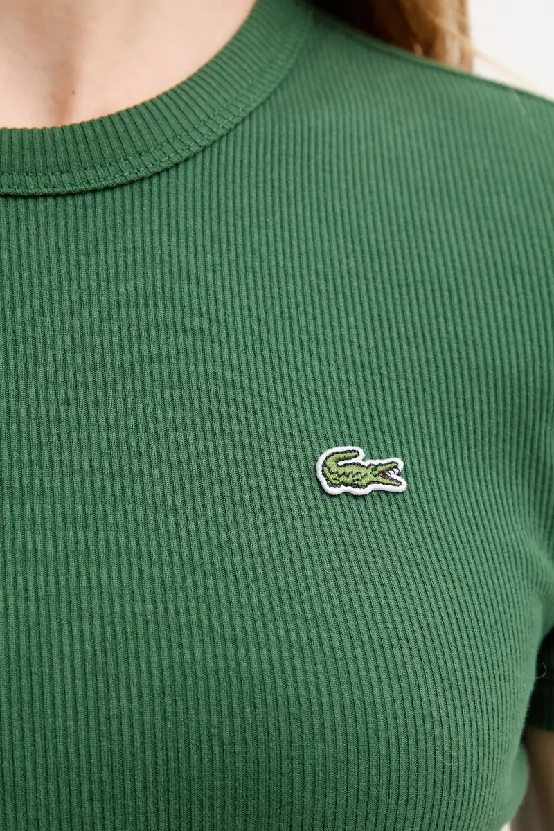 Lacoste T-shirt Donna Verde 3427752 miniatura 5