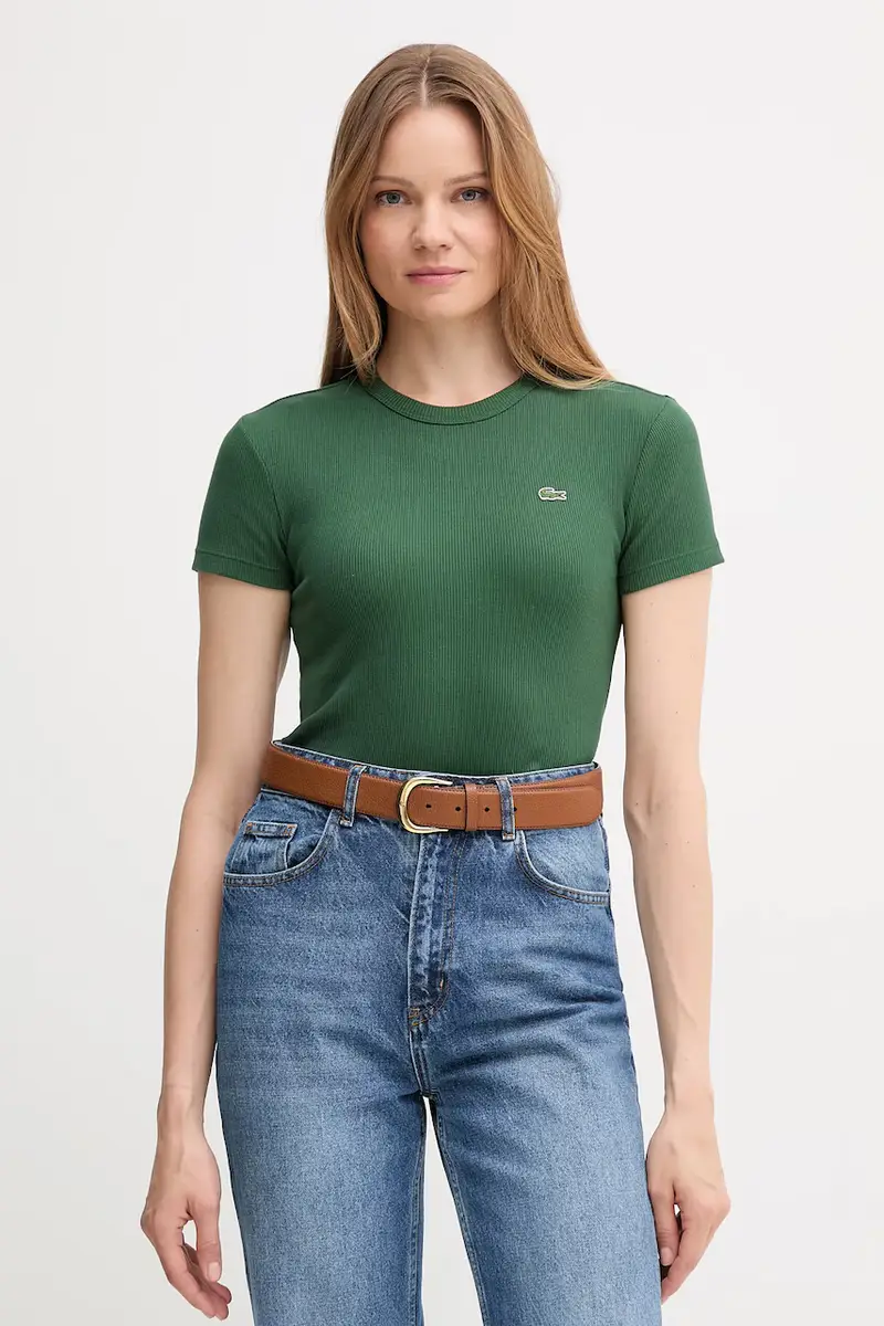 Lacoste T-shirt Donna Verde 3427752