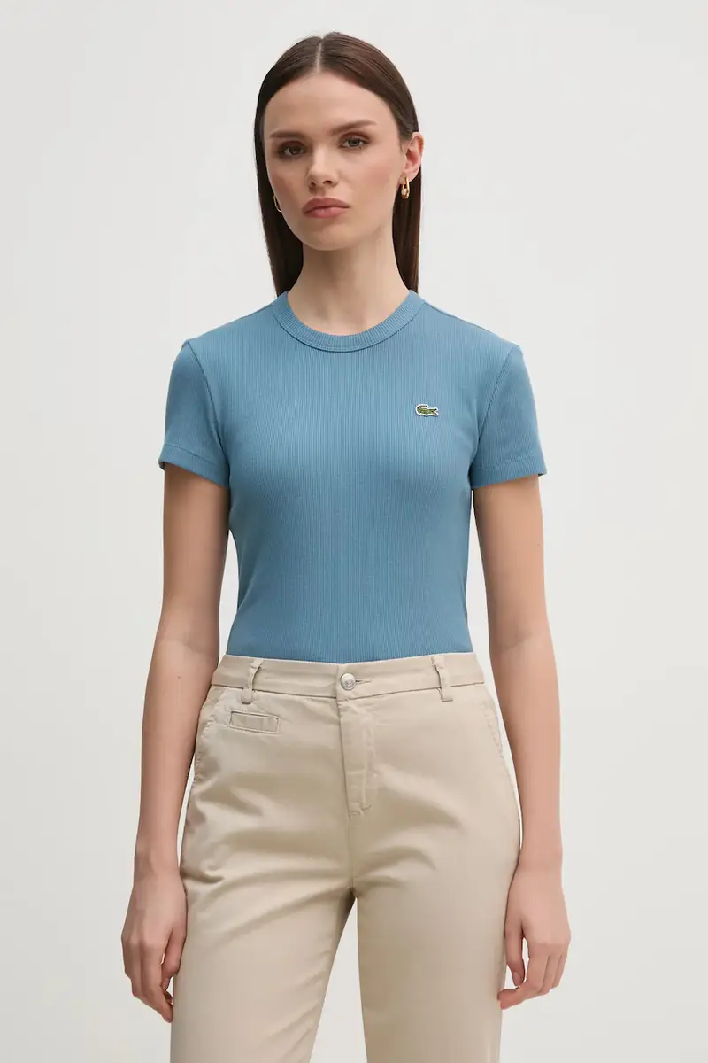 Lacoste T-shirt Donna Blu 3132083
