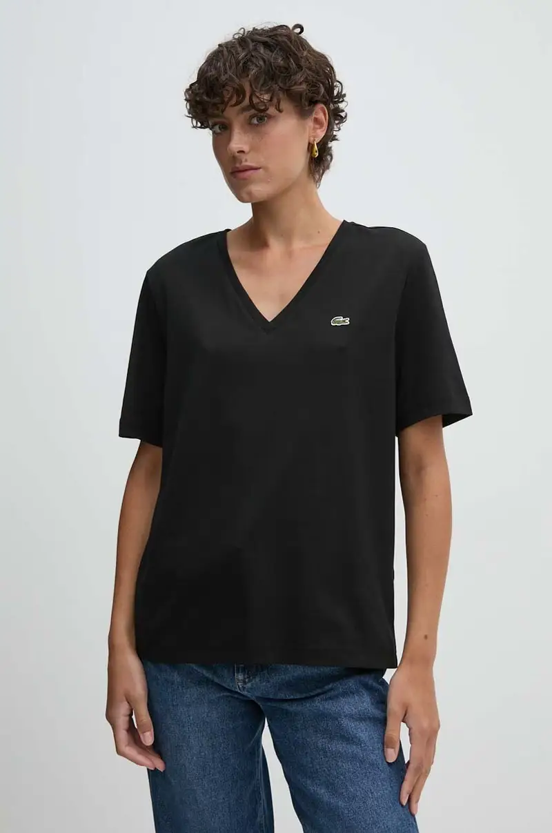 Lacoste T-shirt Donna Nero 2809747