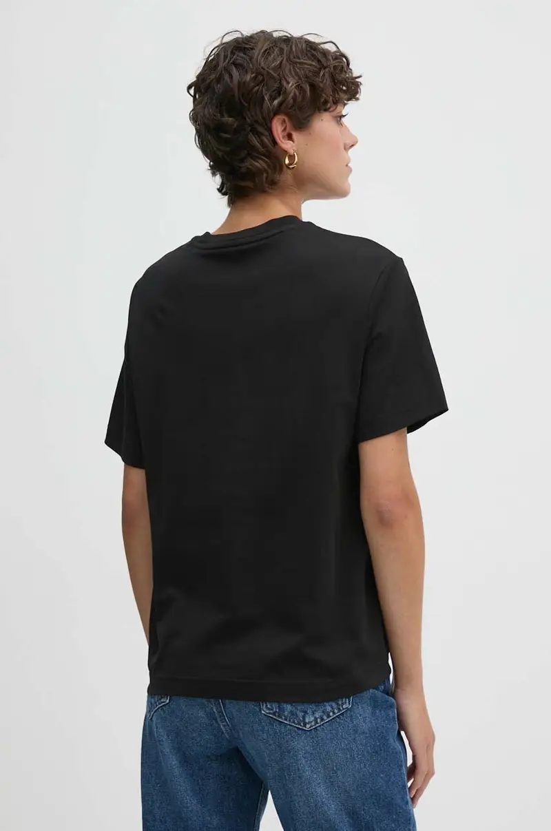 Lacoste T-shirt Donna Nero 3426629 miniatura 3