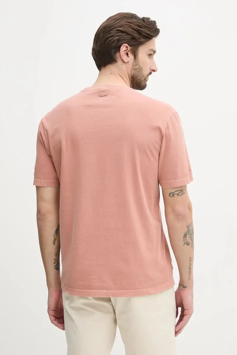 Lacoste T-shirt Uomo Arancione 3287893 miniatura 3