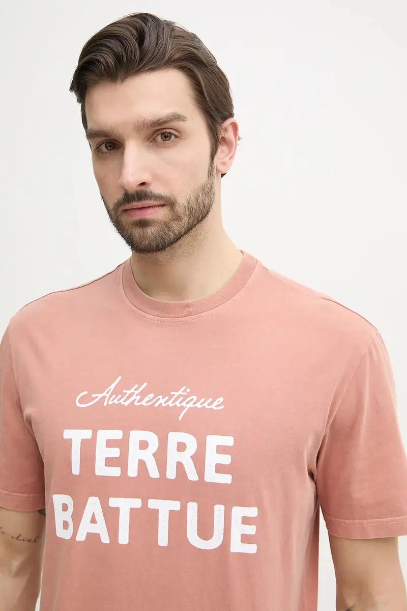 Lacoste T-shirt Uomo Arancione 3287893 miniatura 4