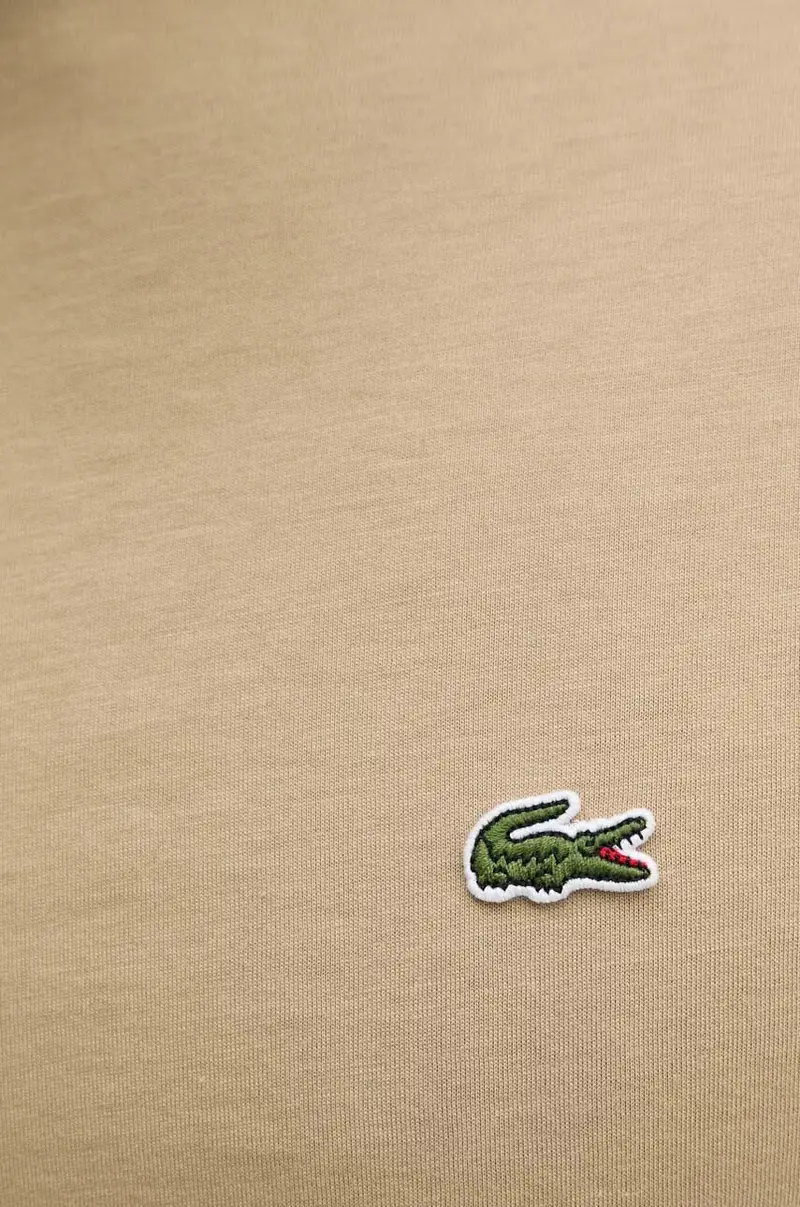 Lacoste T-shirt Uomo Beige 3423348 miniatura 5