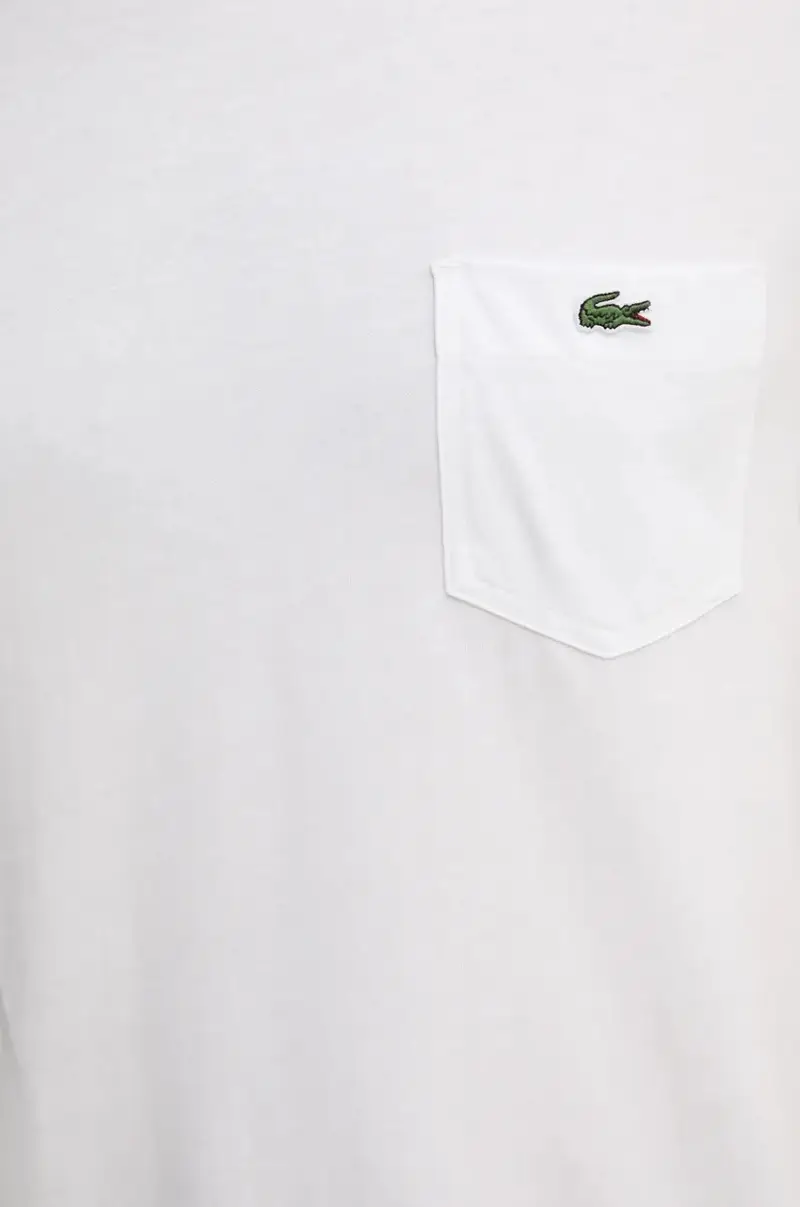 Lacoste T-shirt Uomo Bianco 3300667 miniatura 5