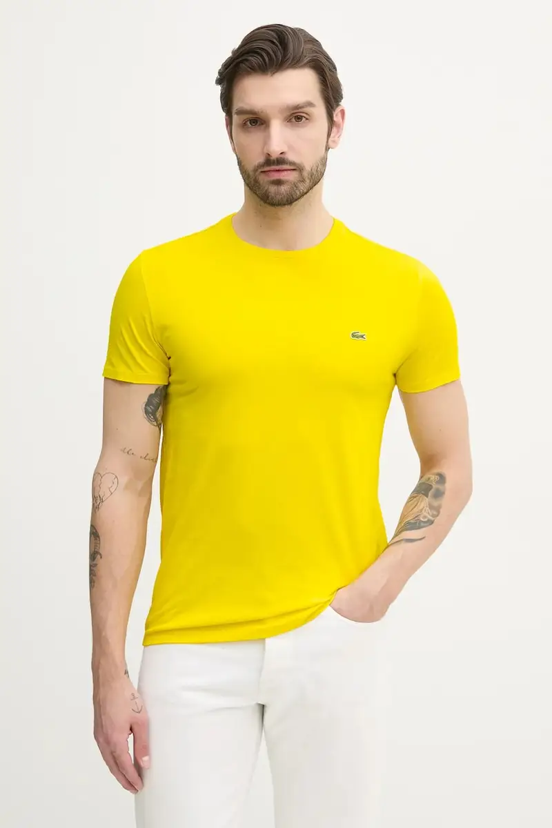 Lacoste T-shirt Uomo Giallo 2248087