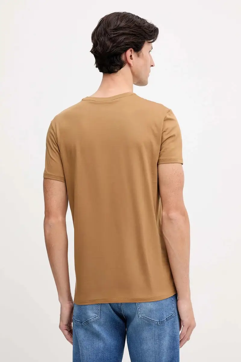 Lacoste T-shirt Uomo Beige 3170246 miniatura 3