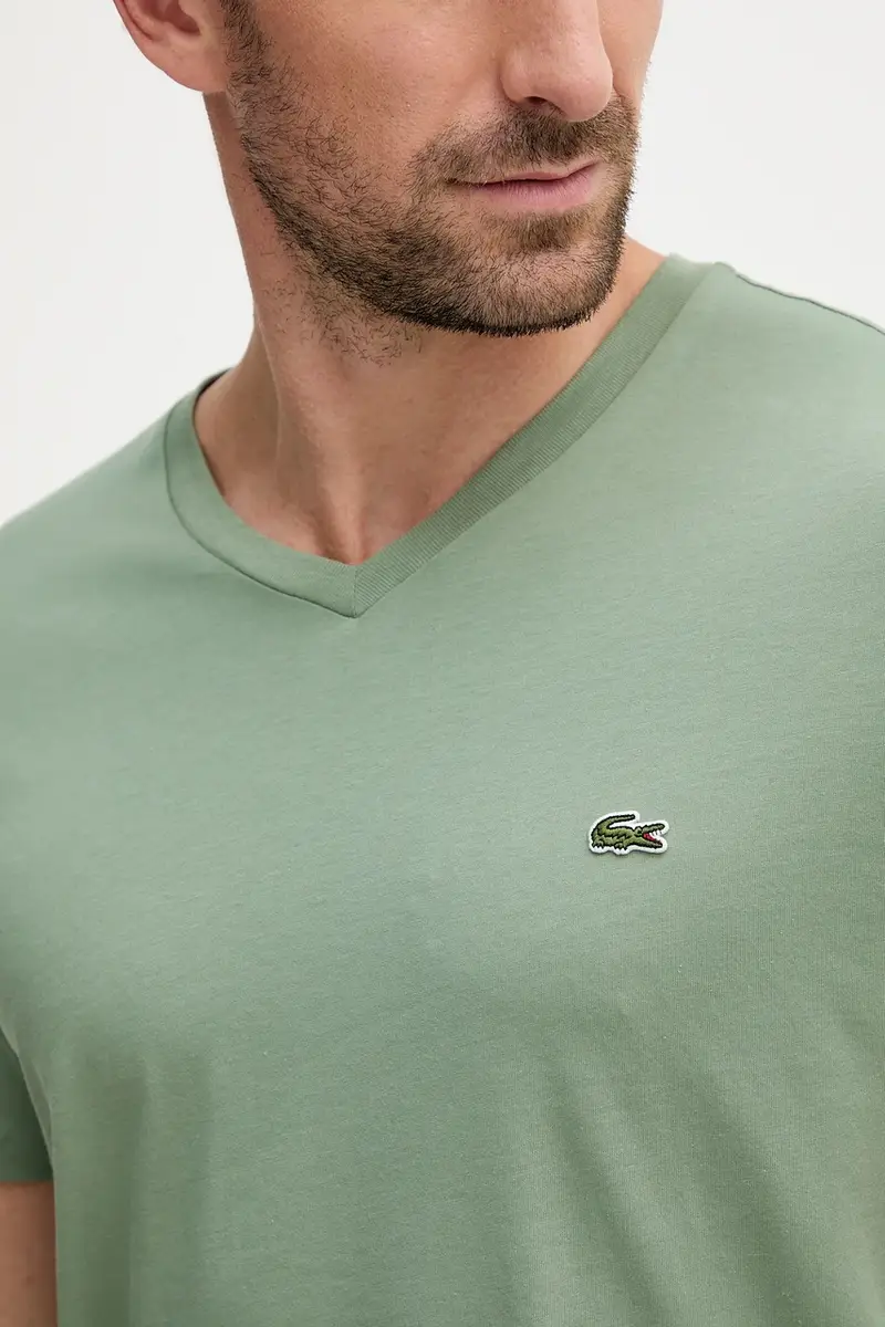 Lacoste T-shirt Uomo Bianco 3427748 miniatura 5