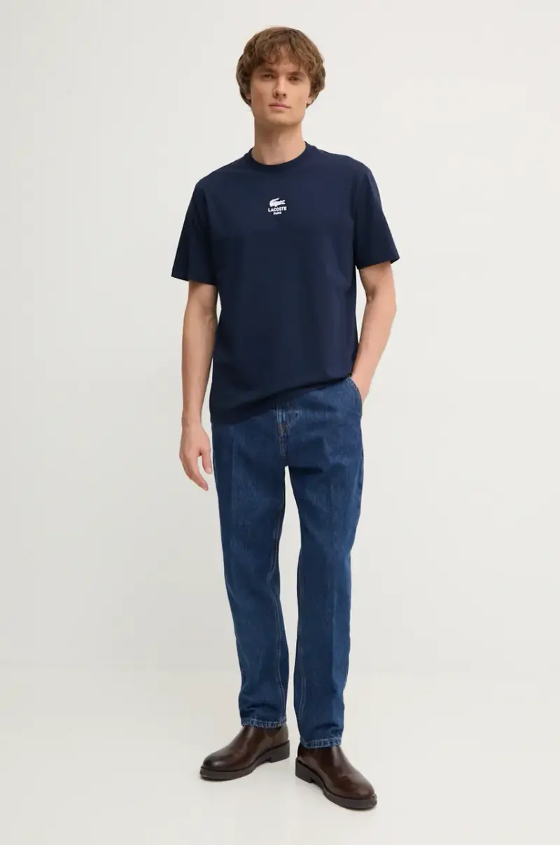 Lacoste T-shirt Uomo Blu 3313657 miniatura 2
