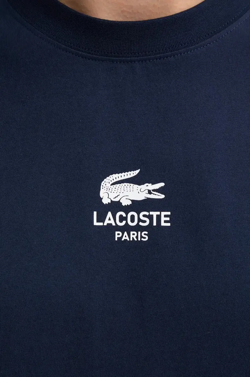 Lacoste T-shirt Uomo Blu 3313657 miniatura 5