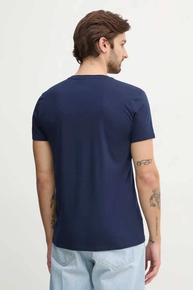 Lacoste T-shirt Uomo Blu 2808842 miniatura 3