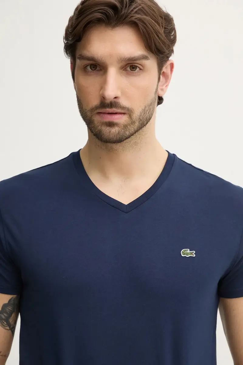 Lacoste T-shirt Uomo Blu 3423772 miniatura 4
