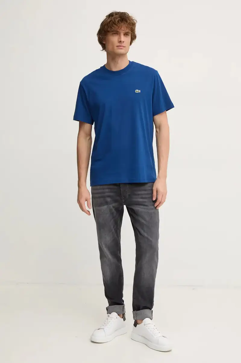 Lacoste T-shirt Uomo Blu 3423783 miniatura 2