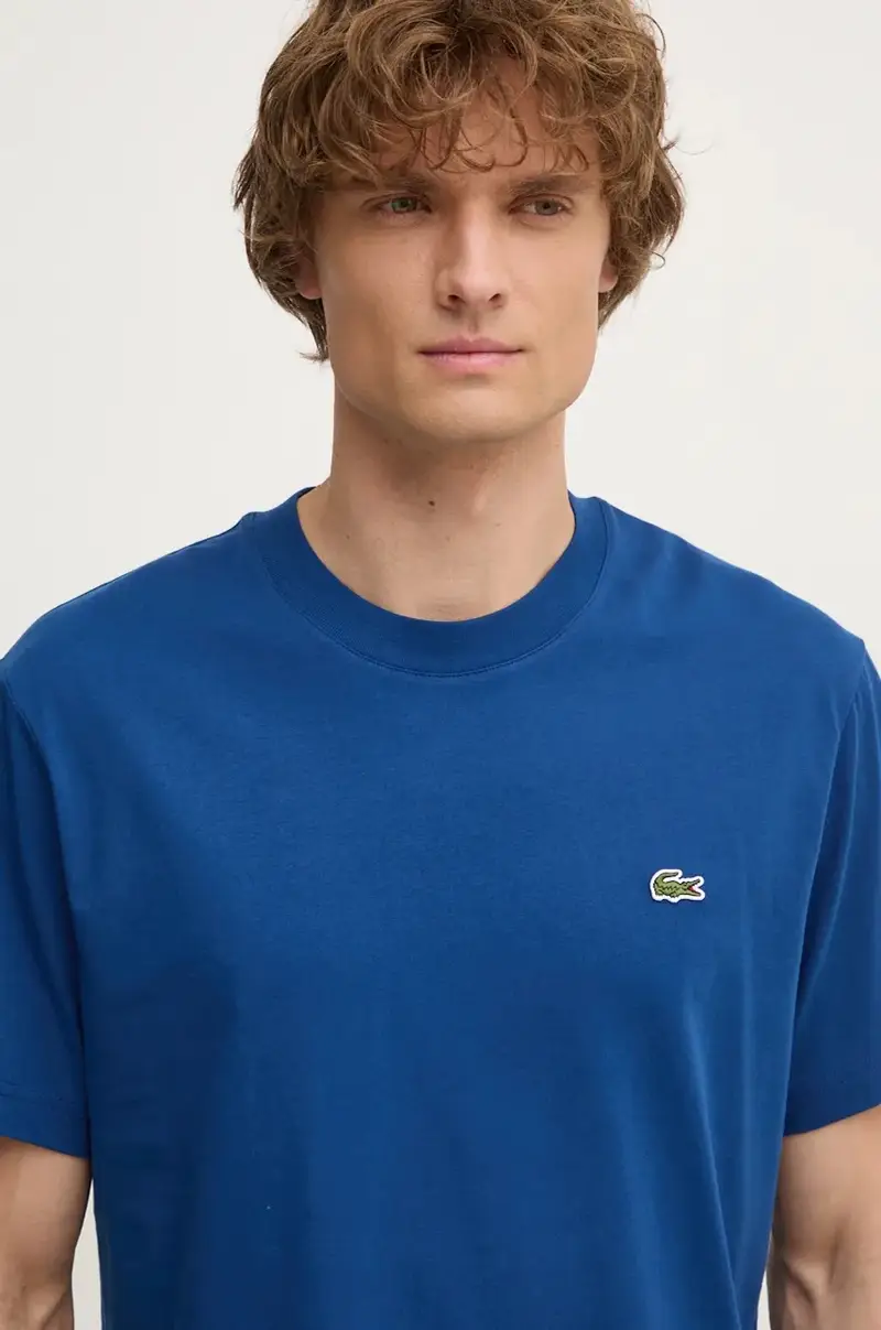 Lacoste T-shirt Uomo Blu 3423783 miniatura 4