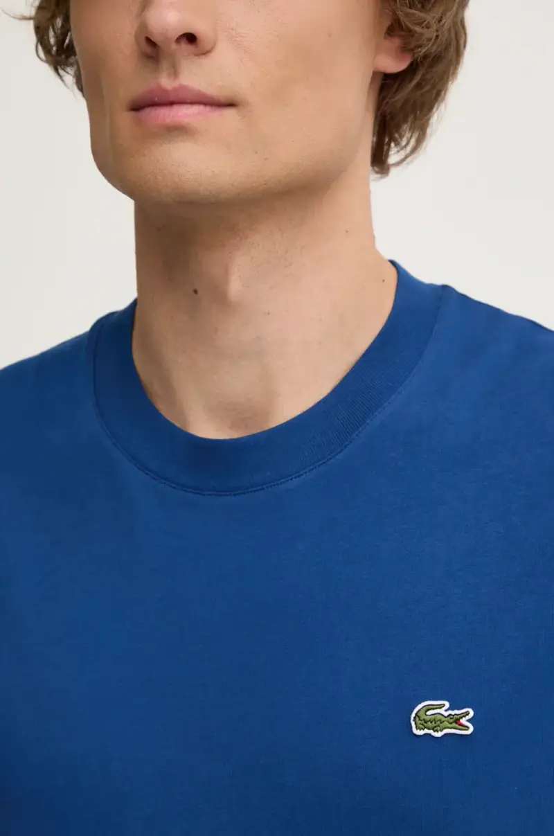 Lacoste T-shirt Uomo Blu 3423783 miniatura 5