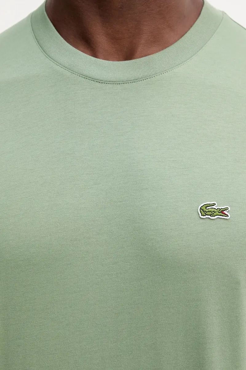 Lacoste T-shirt Uomo Verde 3427754 miniatura 5