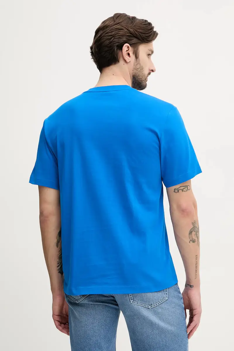 Lacoste T-shirt Uomo Blu 2810280 miniatura 3