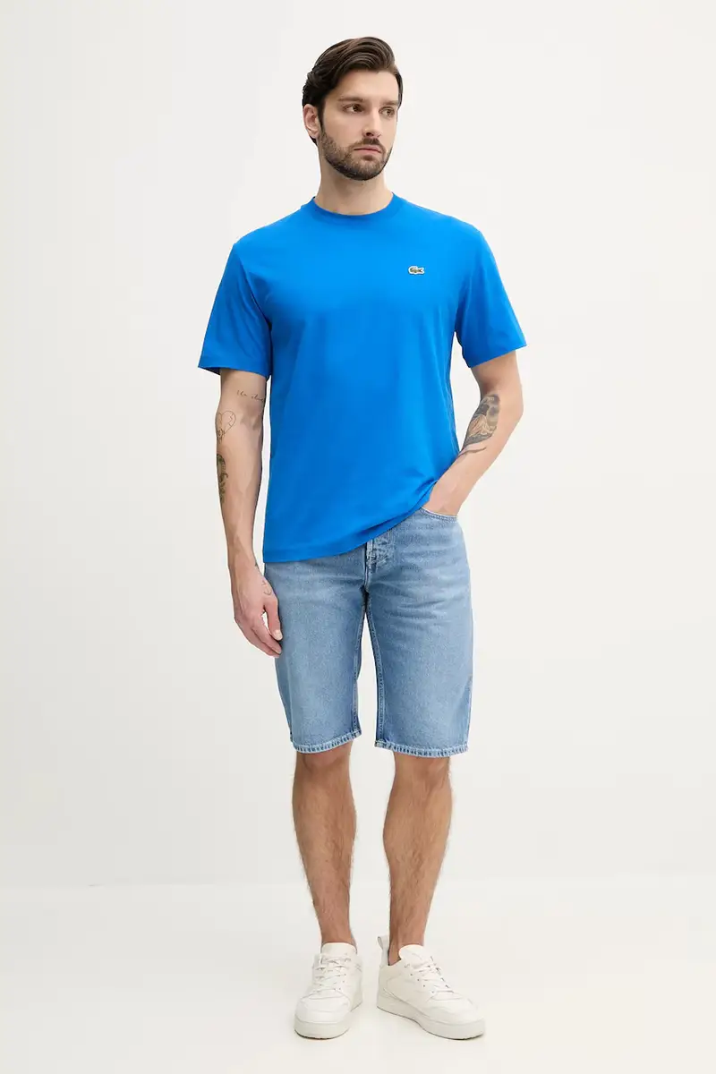 Lacoste T-shirt Uomo Blu 3427844 miniatura 2