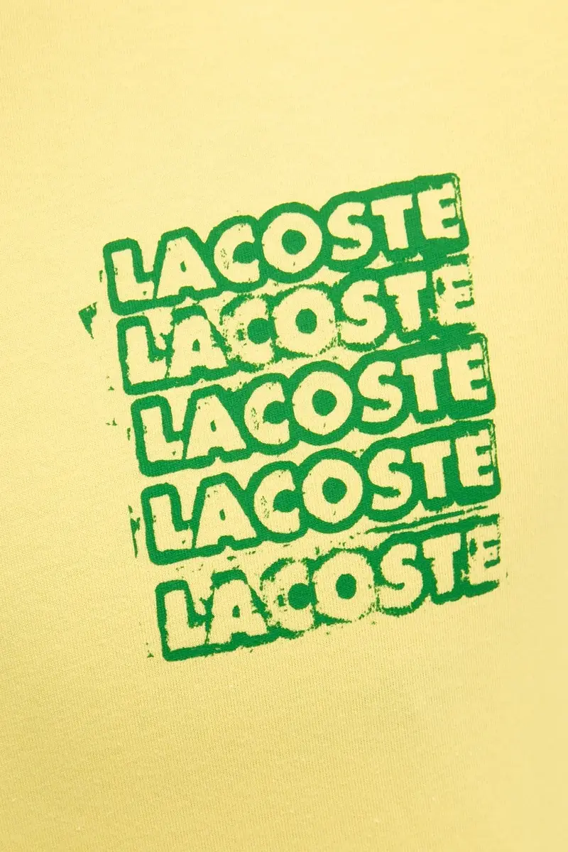Lacoste T-shirt Uomo Giallo 3324463 miniatura 5