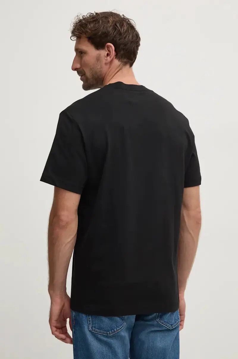 Lacoste T-shirt Uomo Nero 2722530 miniatura 3