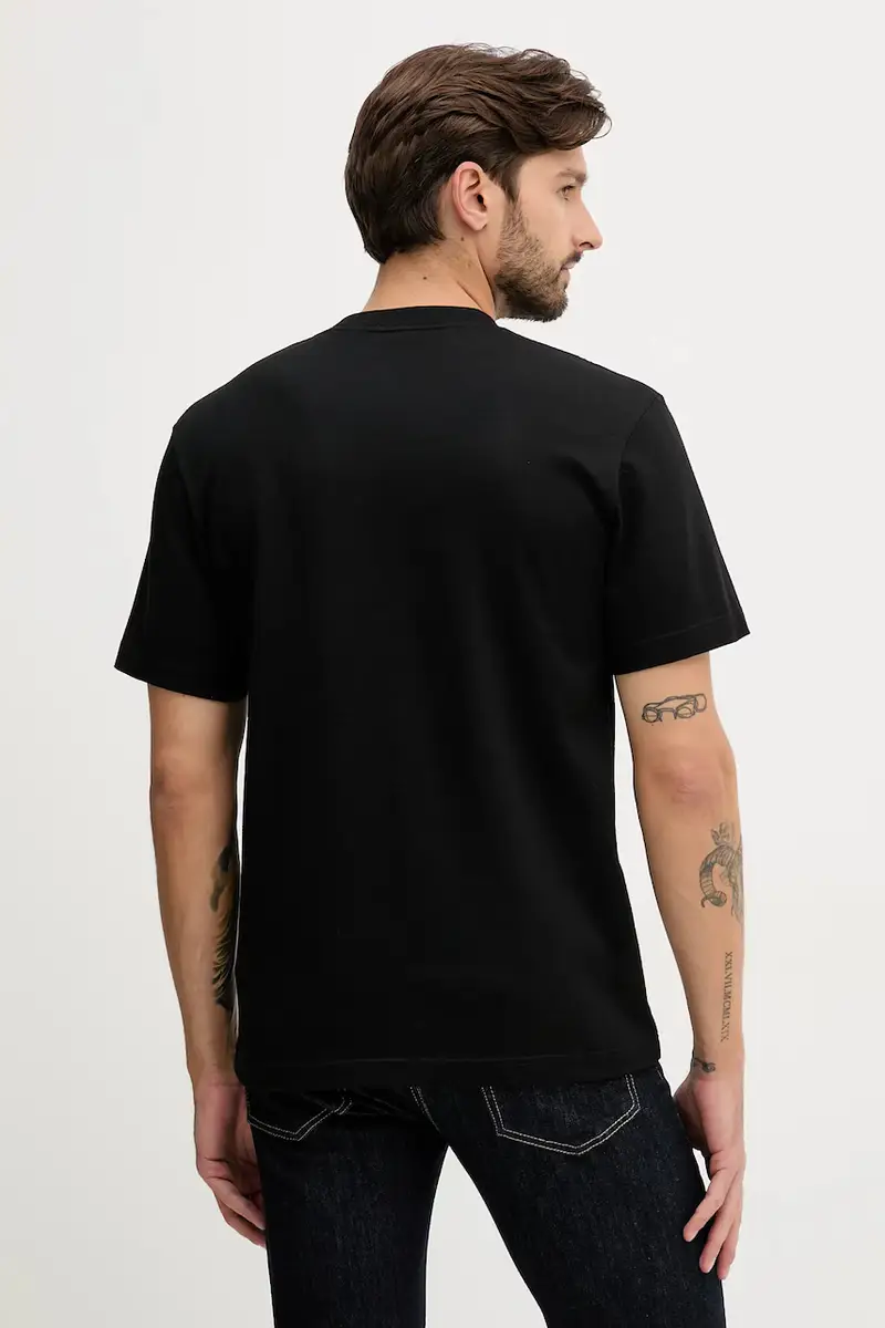 Lacoste T-shirt Uomo Nero 3121754 miniatura 3