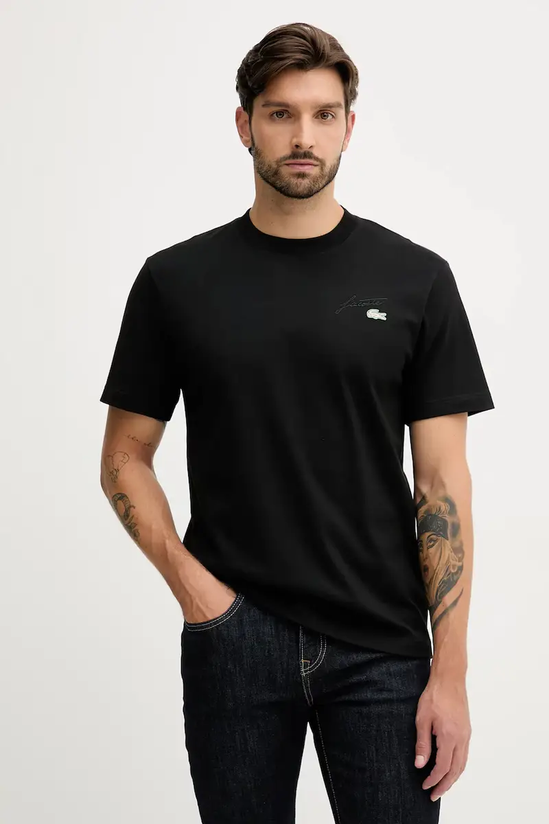 Lacoste T-shirt Uomo Nero 3648751