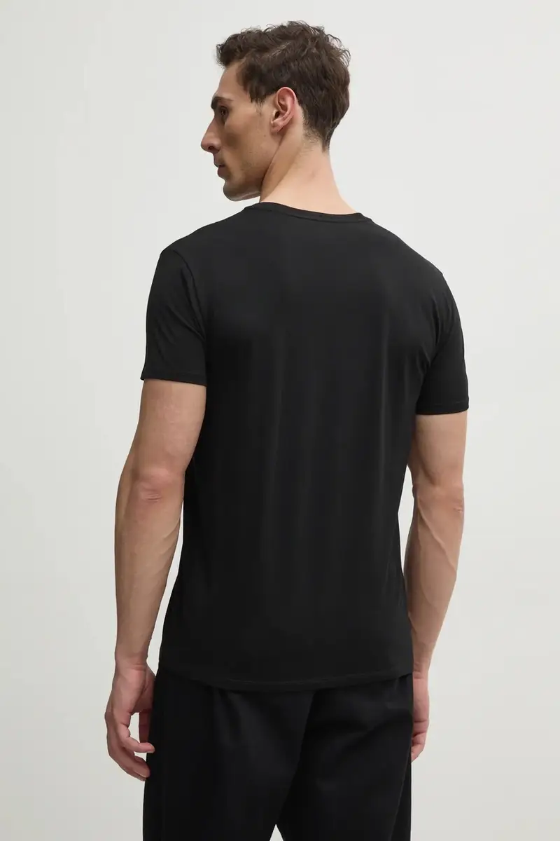 Lacoste T-shirt Uomo Nero 3426582 miniatura 3