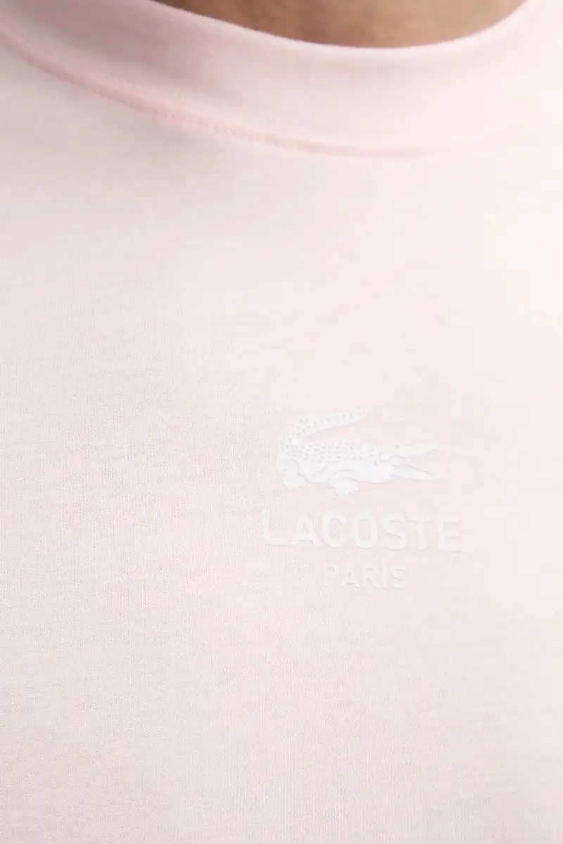 Lacoste T-shirt Uomo Rosa 3427653 miniatura 5
